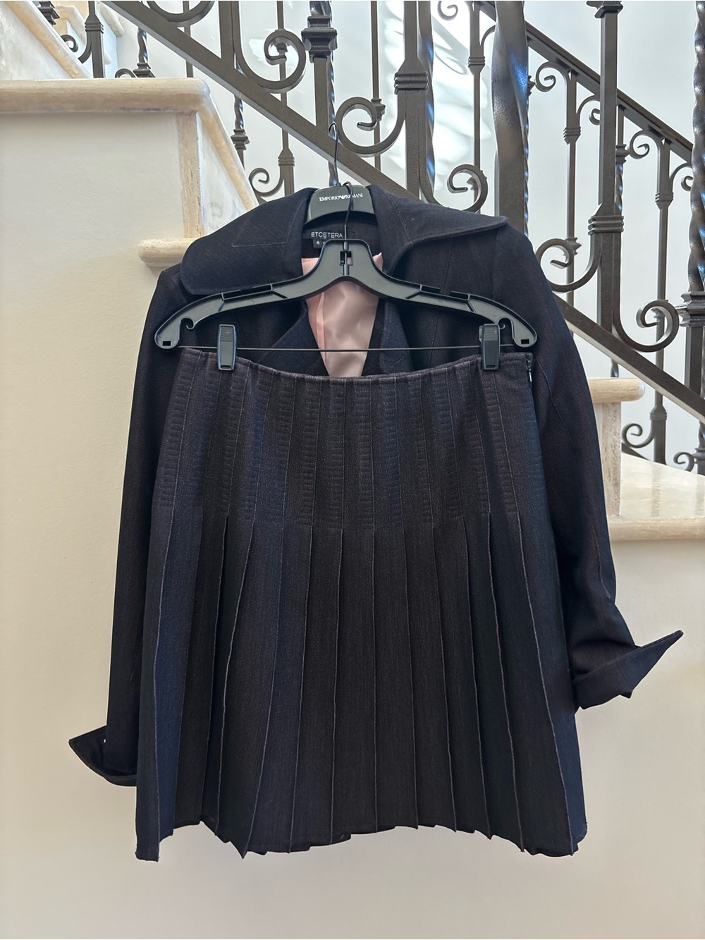 Etcetera Black Pleated Blazer Jacket
